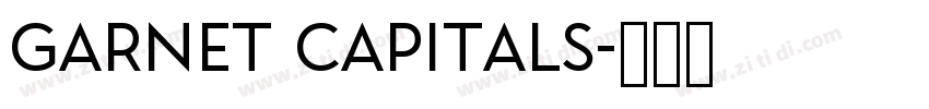 garnet capitals字体转换